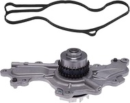 AUQDD AW6348 Water Pump Kit (W/Double-Row Sprocket;For 3.5L/3.7L) Fit For 2012-2018 Ford Edge Flex E