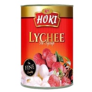 Hoki Lychee in Syrup 565gr Fine Quality Canned Lychee Fruit Instant Lechi