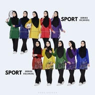 Tshirt Jersey  Muslimah Sport | Humaira Design | Muslimah baju jersey | Baju Sukan Muslimah