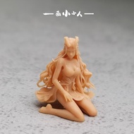 Đồ Chơi Mô Hình Điện Ảnh Zha Na 1:64 Micro Scene God Dragon Queen High Precision White Model Scene C