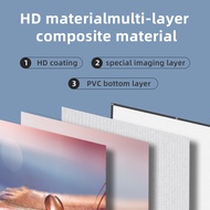 GAINVANE 16:9 Anti-Light Increase Brightness Projector Screen White Grid 160 ° Viewing Angle 60-130i