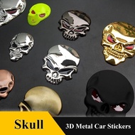 1pcs Punisher Body Badge 3D Skull Sticker Metal Auto Emblem car styling For Infiniti QX80 FX35 G25 Q