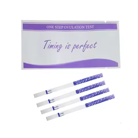 10PCS Ovulation Cycle Test Strips Check Pregnant Luteinizing Hormone Detection Paper for Married Wom