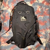 95% new Gregory Black 2way Duffle Bag Backpack zippers 40L 黑色尼龍拉鏈大兩用袋 手提袋 旅行袋 背囊 書包 背包