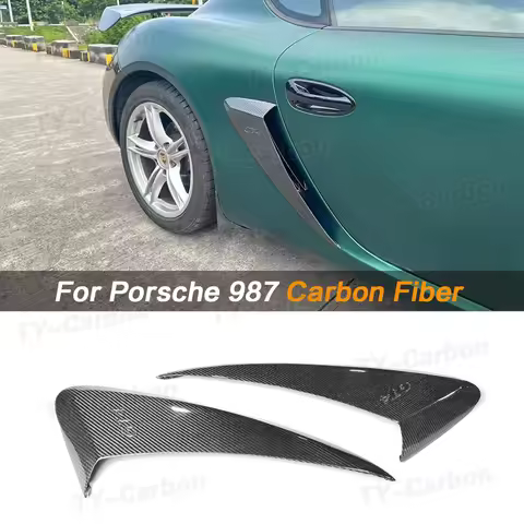 Real Carbon Fiber Side Vent Air Intake Duct Body Parts For Porsche 987 Cayman Side Vents FRP Bodykit