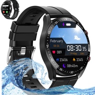 Outdoor Sports Fitness Waterproof Smart Watch Touch Screen Bluetooth Call ECG+PPG Heart Rate Blood Pressure Sleep Monitoring Smartwatch Music Player For Men Women