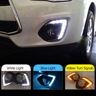 Car DRL For Mitsubishi ASX 2013 2014 2015 LED Daytime Running Lights Daylight Waterproof Fog Head La