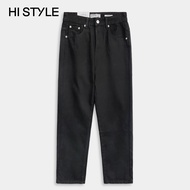 HI STYLE Men Straight Cut Long Jeans - Black - HSC510225 / Seluar Jeans Lelaki - Hitam