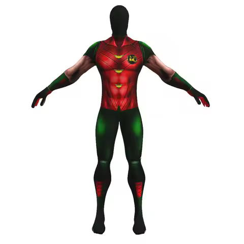 Jason Todd Robin Jumpsuit New Bodysuit Cosplay Costumes Anime Character Halloween Costume Performanc