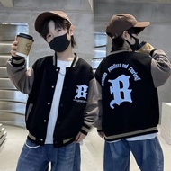 B Boys Jaket Basebal Anak/Jaket Varsity anak laki dan perempuan