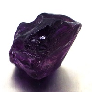 พลอยแท้ธรรมชาติ 100%"อเมทิสต์" (Amethyst) สะอาด พลอยก้อน พลอยดิบ AAAสีม่วง 31.27 กะรัต