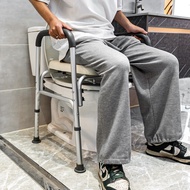 Aluminum Alloy Toilet Chair Elderly Disabled Toilet Chair Multifunctional Bath Elderly Toilet Chair 