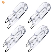 G9 Halogen Oven Bulb 25W 230V 300℃ Heat Tolerant for Neff / AEG / Smeg / Zanussi / Bosch / Oven Light Bulb 4 Pack