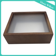 Moon Willow Shadow Box Frame Double Sided Clear Dried Flower Display Case Pressed Flower Frame for A