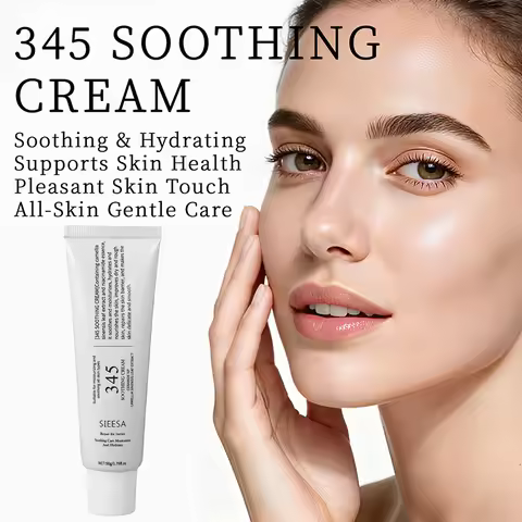 345 Hydrating Relief Cream Gentle Vc Boosting Serum Provide Moisturizing And Calming Lifting Beauty 