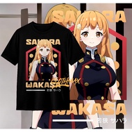 Sahara Wakasa Matougui No Slave Anime T-shirt | Kyouka Uzen | Izumo Tenka | Chained Soldier