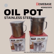 555 Stainless Steel Oil Pot 10cm / 12cm ( 8969/8970)