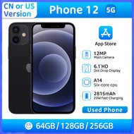 Phone 12（4G）Smartphone Unlocked 64GB Good Condition APP Store Original Used Phone