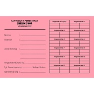 ES88 SALES RECEIPT CARDS FOR/ ITEMS, CERTIFICATES, ITEMS