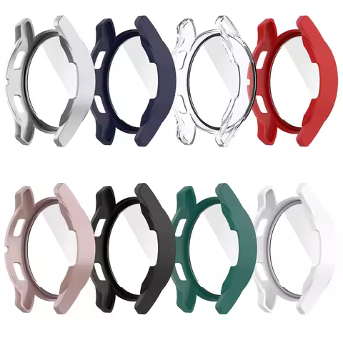 Glass+Case for samsung Galaxy watch 4 Accessories PC all-around Anti-fall bumper cover+Screen protec