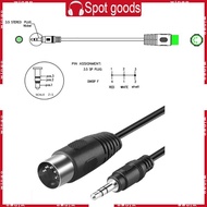 WIN 3 5mm to 5-Pin Din Cable 5Pin Din Male to 3 5mm 1 8in Stereo Male Cable