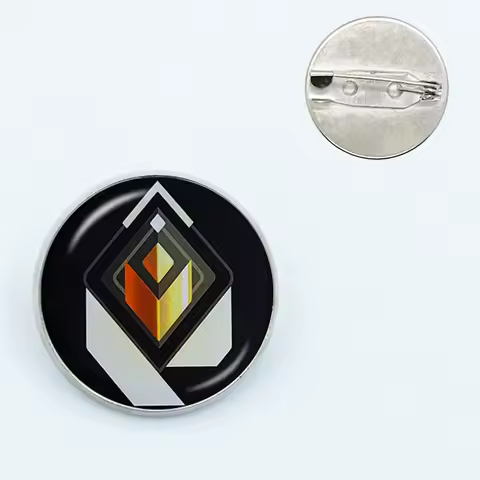 New Game Valorant Rank Qualifying Pins Anime Badge Cosplay Accessories for Clothes Backpack Decorati