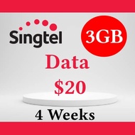 Singtel Data Ez $20 - 3GB 30 Days