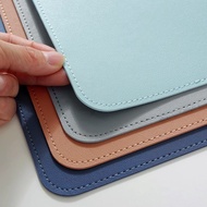 Pad meja komputer kulit PVC warna pepejal, pad meja buku perlindungan alam sekitar, pad tetikus komp