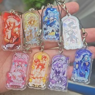 8Pcs/Lot Game Honkai Star Rail Pendant Phone Lanyard Cute Cartoon Tribios Aglaea Anaxa Anaxagoras Ci