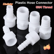UMISTY 1/10Pcs Hose Connector, Pipe Fittings ID Pipe Coupler, Plastic Drip Irrigation System 10/12/1