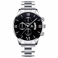 FALERIN Jam Tangan Pria Terbaru  Desain Simple Elegant Berkelas Stianlees Steel Anti Karat Anti Lunt