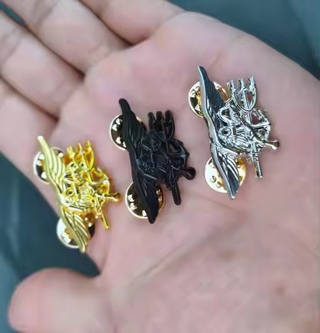 SET US NAVY SEAL EAGLE ANCHOR TRIDENT MINI MEDAL UNIFORM LAPEL INSIGNIA BADGE Military PIN OF3