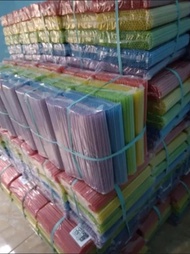 MURAH 5 pak sedotan es plastik / 1ikat isi -+250BTG 5warna SEDOTAN IKATAN MURAH straw plastik 5mm pa