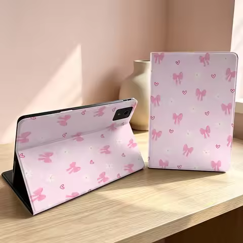 Pink bow pattern For Lenovo Xiaoxin Lenovo Tab Pad Pro Plus K11 P12 M10 Legion Y900 Y700 Inch Tablet