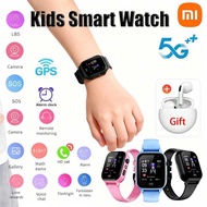 Kids Smart Watch 5G GPS Location Video Call Sim Card SOS Child Camera Waterproof Upgrade 2025 For Bo