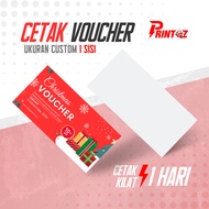 Custom Voucher Printing, 1-Sided Coupon Printing, Food Voucher, Custom Drink Voucher