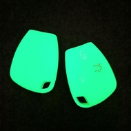 MERCEDES C240 W203 W210 W220 CLS SL C S GLOW IN THE DARK LUMINOUS KEY CASE COVER
