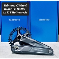 ☒☃⭐SHIMANO DEORE Crankset w/o BB