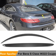 Carbon Fiber Rear Spoiler For Mercedes-Benz W222 S Class S500 S550 S63 S65 AMG Coupe 2014 - 2018 Rea