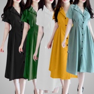 Dress Casual Kekinian Korean Style Dress Modern