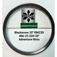 BLACKSNOW Black Wheel Rim 27.5" RM33 584-33 32H 36H Wide 650B 20" Rimrm23d 406-23 32H