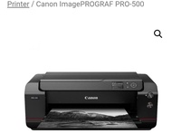 Canon ImagePROGRAF PRO-500 Printer