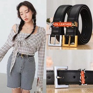 Women's Belt, Size 2,9cm, High Quality Women's Belt, Black, Needle Buckle-TLN06