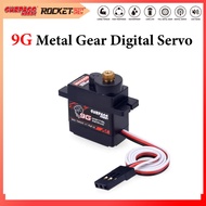 SURPASS HOBBY 9G Metal Gear Digital Micro Servo 4.8V~6V DC For RC Car Plane Fixed-wing Robot Wltoys 