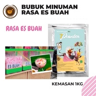 Bubuk Minuman Rasa Es Buah 1kg bubuk minuman es aquarium dan kekinian
