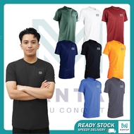 ELGINI Baju Latihan Lelaki REGULAR FIT QUICK DRY UNISEX TEE SHIRT JERSEY TSHIRT BAJU TRAINING SPORT 