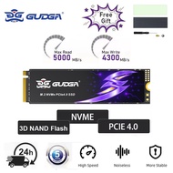 GUDGA SSD M.2 NVME 512GB 1TB 2TB SSD M2 2280 PCIe 4.0 SSD Nmve Gen4 4800MB/s PS5 เดสก์ทอปภายใน SSD
