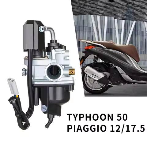 Carburetor For Dellorto Motorcycle Piaggio Typhoon PHVA 50 50cc 12mm 17.5 MM DIESIS Avec E-starter