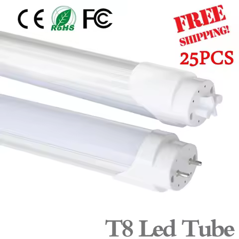 Super Brightness T8 led Tubes 600mm/1200mm 10W 20W SMD 2835 Led Bulbs lights Fluorescent Tubes AC85~