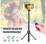 YUNTENG雲騰 VCT-992 電話自拍棍三腳架連藍牙遙控 Portable Mini Cellphone Selfie Stick Tabletop Tripod Stand With Bluetooth For Hiking Photography Picnic Camping Traveling Gathering Outdoor For iPhone Samsung Nokia Huawei Sony HTC LG